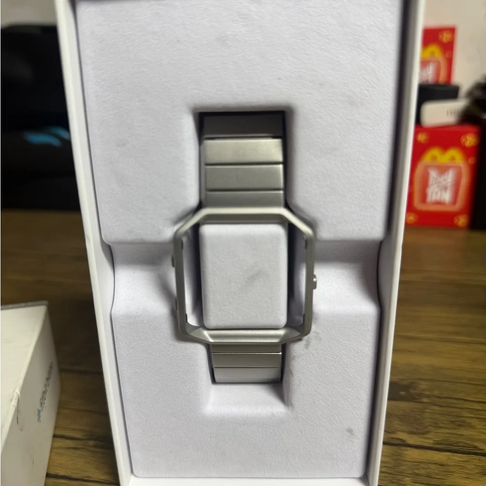 Fitbit Blaze Silver Metal Accessory Band
